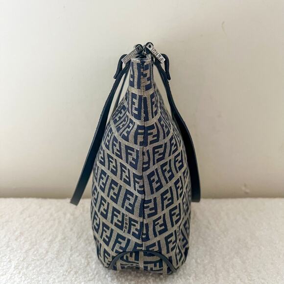 Fendi Zucchino Canvas and Leather Tote Bag - Picture 4 of 13